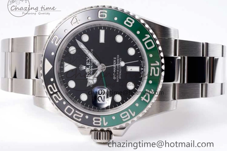 0409 HighQuality GMT Master II 126720 VTNR 904L SS Clean Factory 1:1 Best Edition on Oyster Bracelet VR3186 CHS 2375